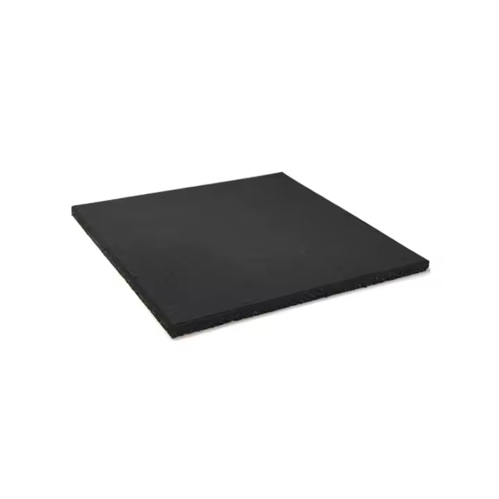 JARDIN202 - Pack Entrena - Loseta de caucho 1x1m Negra Maciza Profesional 20mm - 1