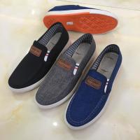 Zapatos Casuales Para Hombre Mocasines De Lona Cómodos Y Antideslizantes Para Caminar Tenis Sueltos Transpirables Con Suela De Goma Adecuados Para Verano - details 1