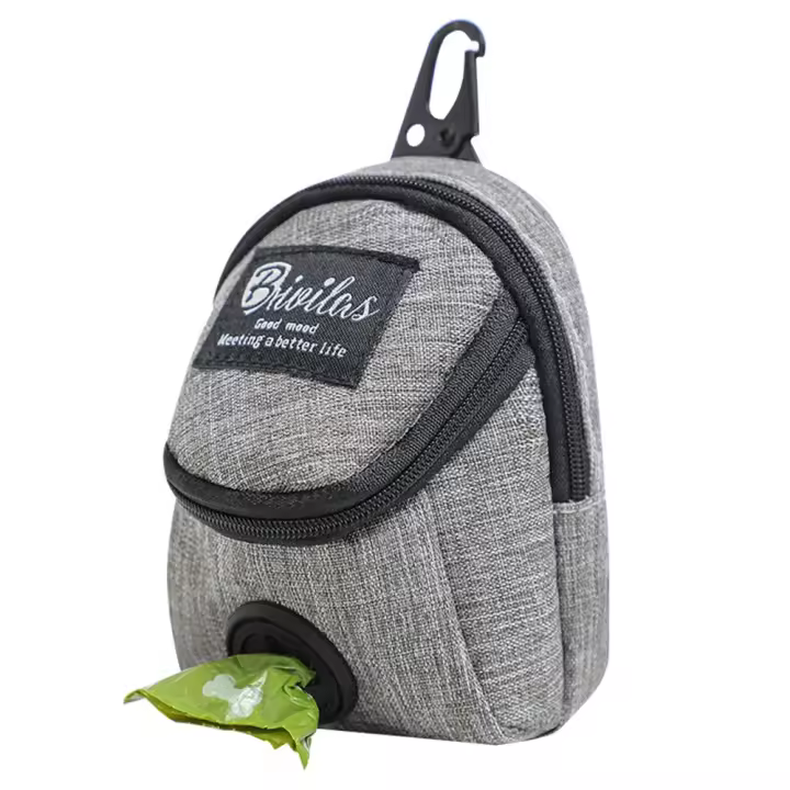 Bolsa Portátil Para Entrenamiento De Perros Con Bolsillo Para Golosinas Y Residuos Eco-amigable Multifuncional Ligera Para Actividades Al Aire Libre Y Viajes Tamaño 12x8x8cm - 1