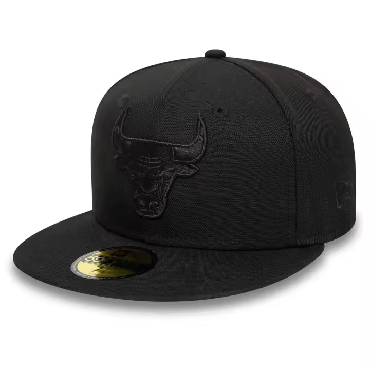 Gorra New Era 59Fifty Chicago Bulls para hombre en color negro - 1