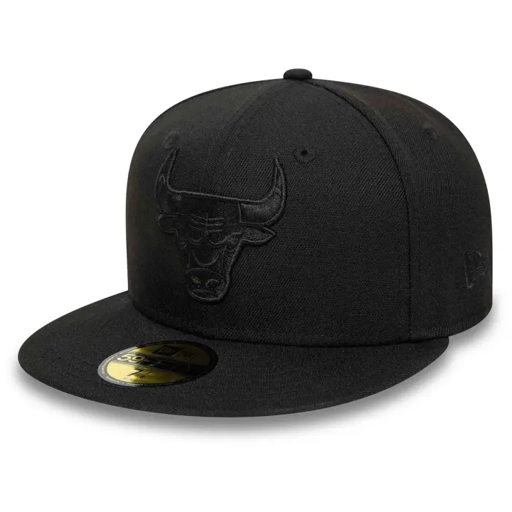 Gorra New Era 59Fifty Chicago Bulls para hombre en color negro - 1