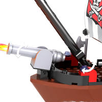 COGO Viking Ship Building Blocks 302 Piezas Modelo De Barco Vikingo Griego Para Niños 6+ Mitos Medievales Nórdicos Barco De Piratas Juguetes Educativos Compatible Con Lego - details 10
