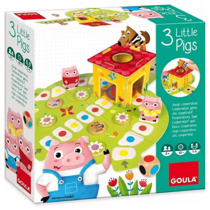 Juego de mesa Los Tres Cerditos Goula Diset - 1