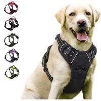 Alforja Para Perro De Carga Frontal Con Reflejos Y Manija De Control Fácil Resistente Para Caminar Controlado En Noche Y Día - details 0