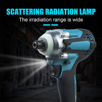 Destornillador Eléctrico Inalámbrico 18V Con Luz LED Y Destornillador De Impacto Brushless Para Batería Makita Máxima Torque 380NM - details 6