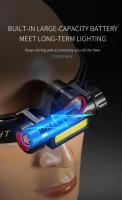 Linterna Frontal COB LED Recargable Con Imán Impermeable Para Camping Pesca Minera Luz De Escritorio Con Ángulo De Haz De 60° - details 8