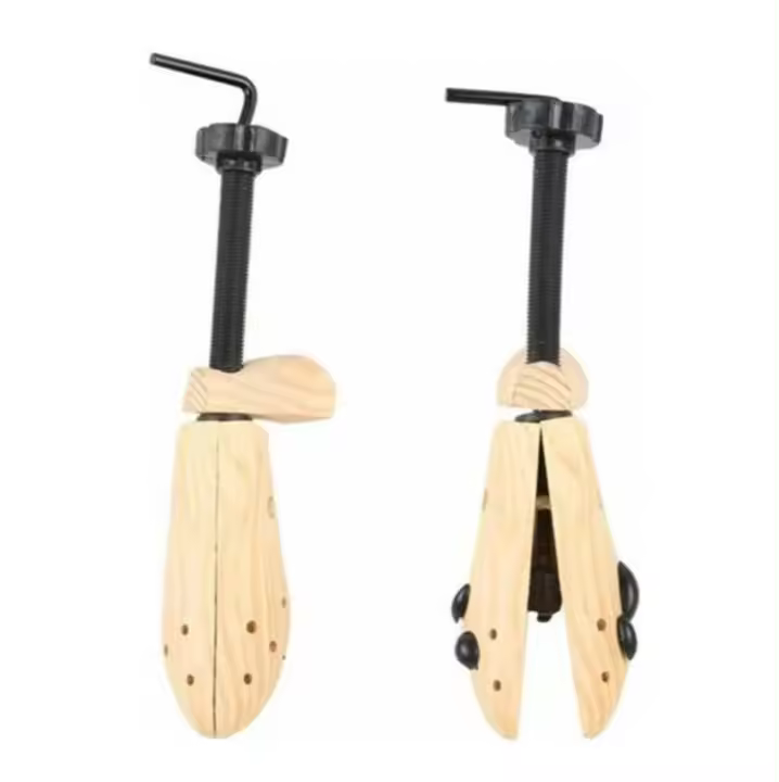 Horma de madera Zapatos de seguridad color madera Talla L (42-46) girasol - 1