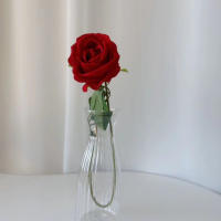 2pcs Vaso De Plástico Con Vaso Transparente Para Decoración De Flores Y Bouquets Estilo Clásico Para Festivales Y Decoración Del Hogar - details 3