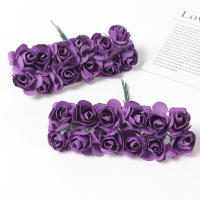 144Pcs Bouquet De Rosas Artificiales Para Decoración De Hogar Y Wedding Flores Falsas De Papel Para Regalos De Navidad Accesorios De Adorno Para Fiesta De Aniversario Y Bodas - details 15