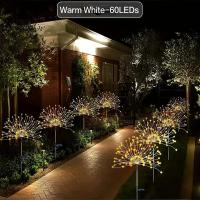 Luces De Jardín Solares Con 420LEDs Modos De Iluminación Remoto Controlado Impermeables 8 Estilos Decorativos Para Exteriores - details 4