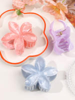 5Pcs Clip Para El Cabello De Flor Resistente Y Antideslizante Grandes Y Marbeteadas Estilo Hawaii Para Cabello Grueso Y Delgado - details 2