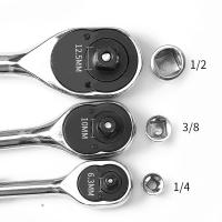 Convertidor De Llave De Hombre a Mujer 1/4" 3/8" 1/2" Adaptador De Destornillador En Acero Inoxidable Para Herramientas De Reparación - details 1