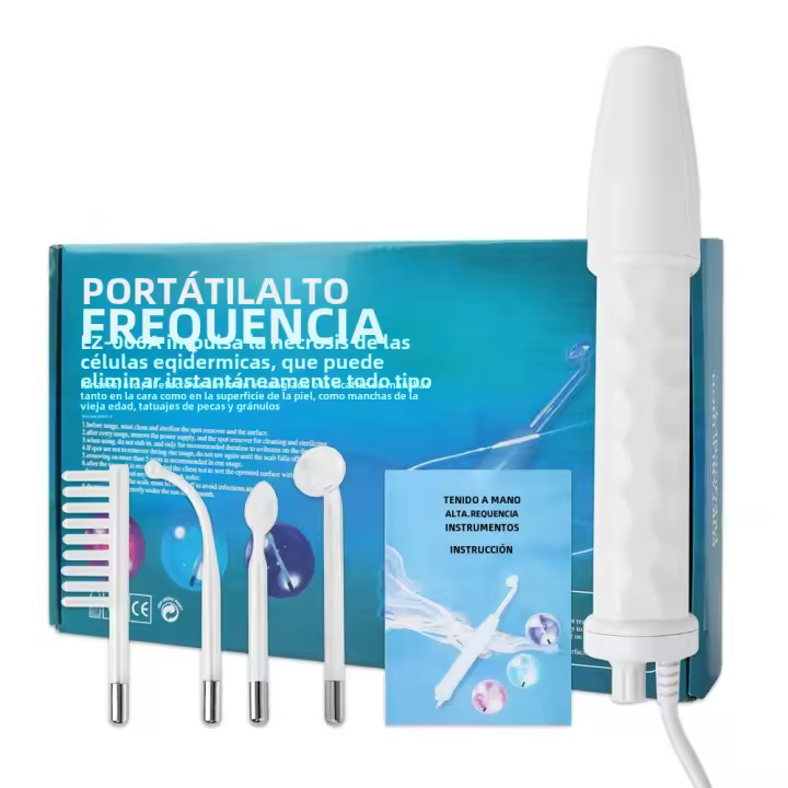 SOMY Máquina de belleza Facial portátil 4 en 1, dispositivo de alta frecuencia para terapia de la piel, tratamiento del acné, estiramiento de la piel - 1