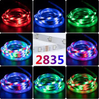 1PC Cinta LED RGB 5V Con Control Remoto De 24 Teclas Banda De Luz De Batería 2835 LED Para Decoración De Habitación Y Sala De Juegos - details 1