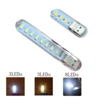 Luz De Lectura Mini USB LED Ultra Brillante RGB Con 24/8/3 LEDs Bombilla SMD Para Power Bank Portátil Luz Nocturna Portátil - details 2