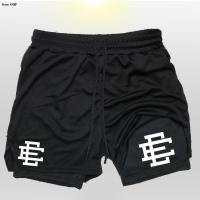 Shorts De Entrenamiento Para Hombre 2 En 1 Running Yoga Fitness Gimnasio Leggings De Compresión Deporte MMA Talla Verdadera - details 3