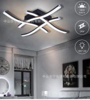 Luz De Techo LED Moderna Instalación Superficial Elegante Curva Para Sala De Estar Dormitorio Cocina Iluminación Diaria - details 5