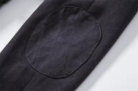Otoño e Invierno nueva moda abrigo de lana de un solo pecho para hombres corto casual color sólido versátil abrigo delgado para hombres - details 17