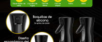 Combo Freidora de Aire 1500W 4L + 2 Pulverizadores Aceite Spray Cristal, 8 Programas, Pantalla LED, BPA-Free, AIGOSTAR - details 12