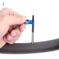 Herramienta De Reparación De Bicicleta Portátil 4 En 1 Herramienta De Desmontaje E Instalación De Válvulas MTB Y Carretera Azul - details 2