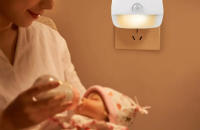 Lámpara Nocturna LED Con Sensor De Movimiento EU US Enchufe Para Pared Dusk to Dawn Ajustable Para Dormitorio Toilet Hallway Kitchen - details 12