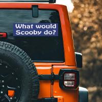 Pegatina De Coche Impermeable Para Ventanas Parabrisas Y Maletero De Vinilo Resistente Con Diseño De What Would Scooby Do Accesorios Exteriores Para Automóviles - details 5