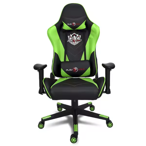 Silla Gaming Ergonómica Reclinable con Cojín Lumbar y Cervical | Altura Ajustable, Reposabrazos Ajustables, Ruedas 360° , | Ideal para Oficina, Escritorio, Teletrabajo, Estudio, Juego, Ordenador - 1