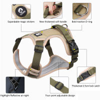 Harnés Reflectante Para Perros Medianos Y Grandes Collar Labrador De Tela De Oxford Ajustable Para Entrenamiento Y Caminar - details 1