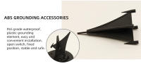 4PCS Lámpara Solar LED Para Jardín Impermeable 4LED/8LED Decoración De Césped Luz Subterránea Para Terraza Patio Estilo Contemporáneo - details 5