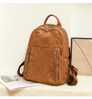 Mochila para mujer, nuevo estilo, ligera, de gran capacidad, sencilla, de PU, mochila versátil y de moda para mujer. - details 5