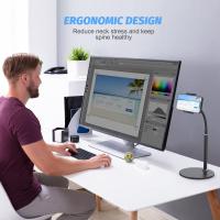 Soporte de escritorio flexible y ajustable de 360 ° para teléfono con base Estable, compatible con iPhone 14, 13, 12, 11 Pro, Xs Max, XR, X, 8, 7, 6, 6S Plus y Samsung S22 y S21 (3,5 "-6,5") - details 2