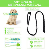 Juguete Interactivo Para Perros Juego De Tirar Y Retener Bola Colgante Con Correa De Malla Para Limpieza De Dientes Y Divertido Para Interior Y Exterior - details 0