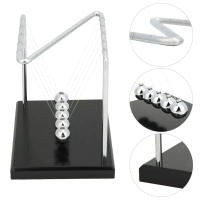 Nuevos Juego De Bolas De Cuerda De Newton Con Base Decoración De Escritorio Para Oficina Y Hogar Gadget De Movimiento Cinético Metal - details 7