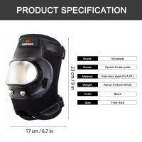 WOSAWE Protección De Rodilla Para Motocicleta Cross Guardia De Tornillo Soporte De Pierna Calentador De Esquí Patinaje En Patines Protetor De Rodilla - details 10