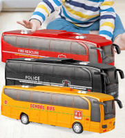 Juguete De Coche De Policia Para Niños Con Luz Y Música Vehículo De Simulación Inercia Autobús Escolar Regalo De Año Nuevo Para Niños Boys - details 2