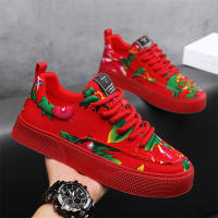 Zapatos Casual Para Hombre Con Diseño Floral Ligeros Y Confortables Plataforma Antideslizante Transpirables Para Caminar Y Correr - details 14
