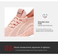 Zapatillas De Deporte Para Mujer Ligero Y Cómodo Con Cordones Transpirables Antideslizantes Para Gimnasio Trabajo Y Ropa Casual Zapatillas De Malla - details 6