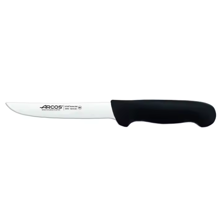 Cuchillo Deshuesador Arcos Colour Prof 294525 Acero Inoxidable Nitrum Mango Ergonómico Polipropileno Negro Hoja 16 Cm - 1