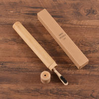 Estuche De Dientes De Bambú Natural Para Adultos 8.3 Pulgadas Accesorios De Cepillo De Dientes Ecológico Hecho a Mano Con Tubo De Bambú - details 2