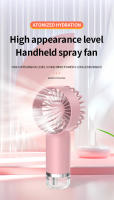 Ventilador De Misting Portátil Con Spraying USB Recargable Para Oficina Máquina De Hielo Portátil Humidificador De Bricolaje Para Refrescar El Ambiente - details 0