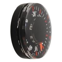 Termómetro De Precisión Alta 20/27mm Para Interior Y Exterior Impermeable Plástico Medidor De Temperatura Para Jardín Negro - details 4