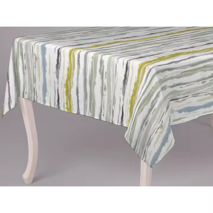 Mantel Hulehule Tex - Hule Huletec Estampado de Lineas Composición100% PVC Impermeable Anti manchas - ASNA GREEN - 1