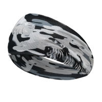 Deportes Diadema, 2 Piezas Elástica Tarjeta De Palo Deportiva, Sudor Absorbente de Huedad Banda,Banda de Paco, Banda para Pelo, Tarjeta Sudor Cabeza para Correr, Cycling, Yoga - details 3