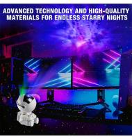 Proyector De Estrellas Y Astronauta Galaxy Luz Nocturna LED Decoración Para Dormitorio Regalo Para Niños Forma De Dibujos Animados Incluye Bombilla - details 5