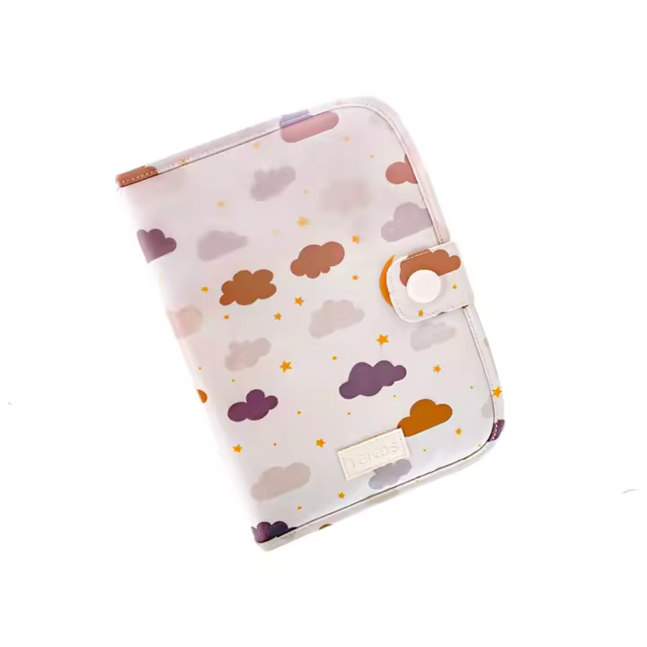 TENDS Portadocumentos bebé- Porta documentos bebe como organizador de tarjetas o cartillas médicas y cosas para bebes - Carpeta de bebe ideal como regalos originales para bebes recien nacidos - 1