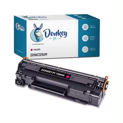 DONKEY PC Cartucho tóner Compatible para 126A CE313A Magenta - 1
