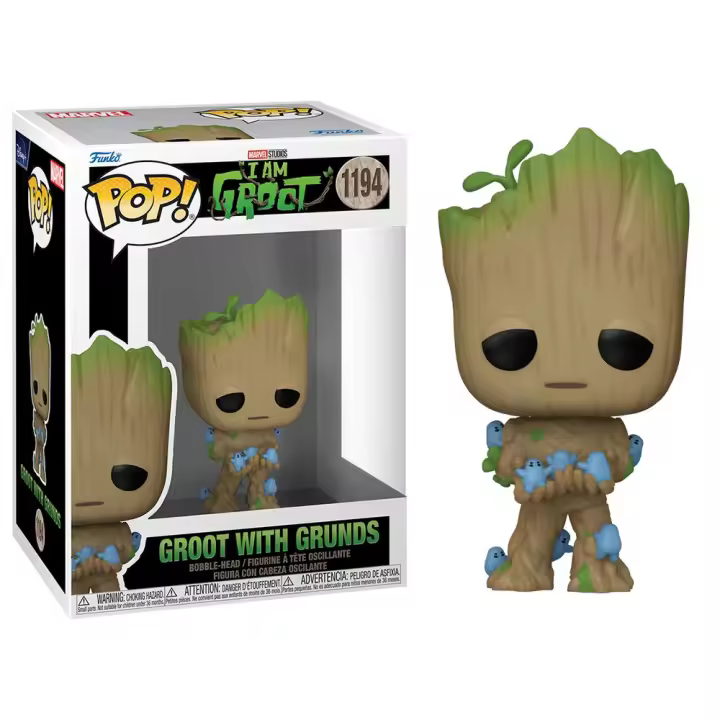 Funko Pop! Yo Soy Groot - Groot con Grunds, 70652, Nº1194 - 1