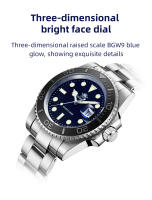 Reloj De Pulsera De Relojista ADDIESIDVE Para Hombre Acero Inoxidable 200m Resistente Al Agua Con Manecillas Luminosas BGW9 Estilo Business Europeo Y Americano - details 7