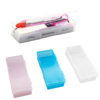 Caja De Almacenamiento Para Arte De Uñas Rectangular De Plástico Con Espátulas Brochas Y Archivos De Dibujos Caso Para Herramientas De Arte De Uñas - details 4