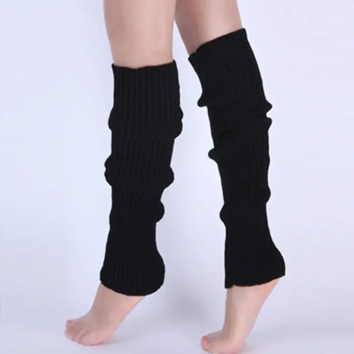 Calentadores De Pierna Clásicos Rib-Knit Para Mujer Calcetines De Rodilla Para Comodidad Material Poliéster Y Spandex - 1